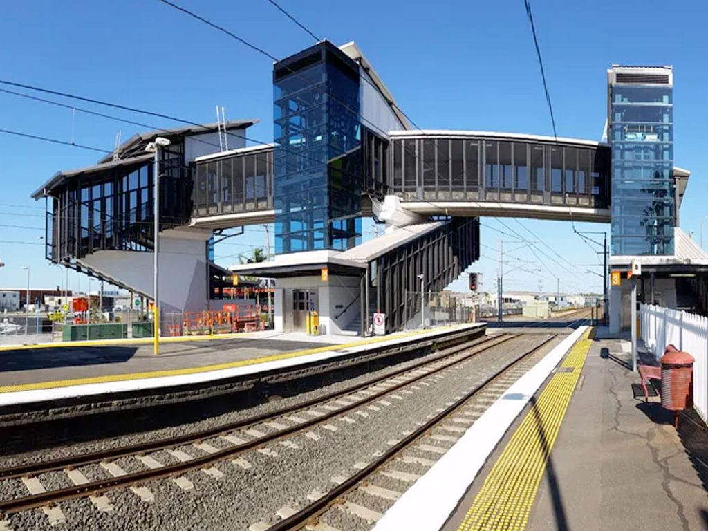 Geebung Rail Overpass Train Station 08 - Sun Engineering QLD Australia